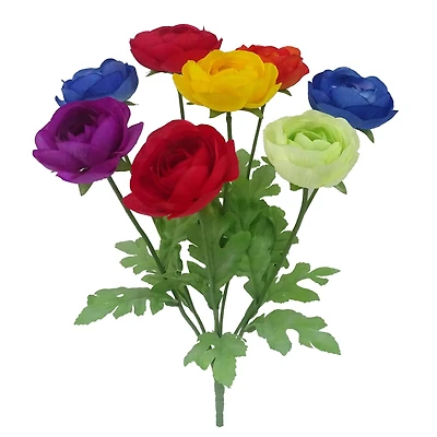 16.5" Multicolor Ranunculus Bush by Celebrate It™