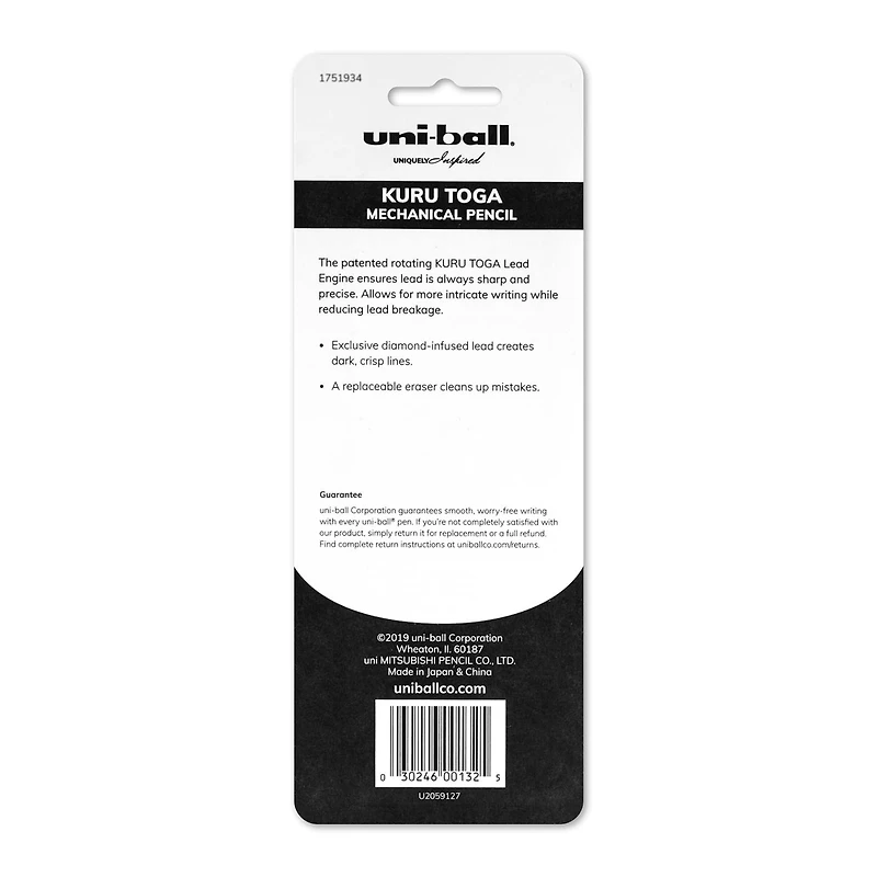 Uni-Ball® Kuru Toga Mechanical Pencil Set, 0.5mm