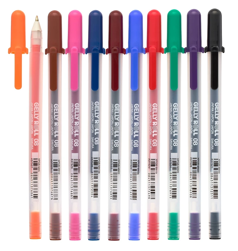 6 Packs:10 ct. (60 total) Gelly Roll® Classic™ 08 Medium Point Gel Pen Set