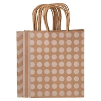 8 Packs: 13 ct. (104 total) Medium Kraft Print Gift Bags by Celebrate It™