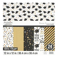 12" x 12" Graduation 120lb. Paper Pad by Recollections™, 24 Sheets