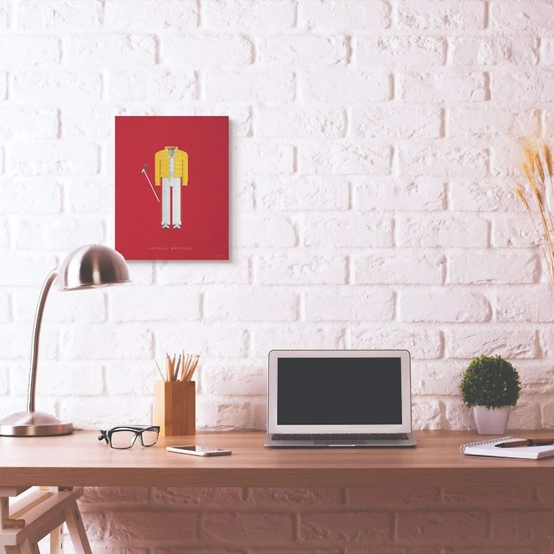 Stupell Industries Freddie Mercury Fashion Design Wall Accent