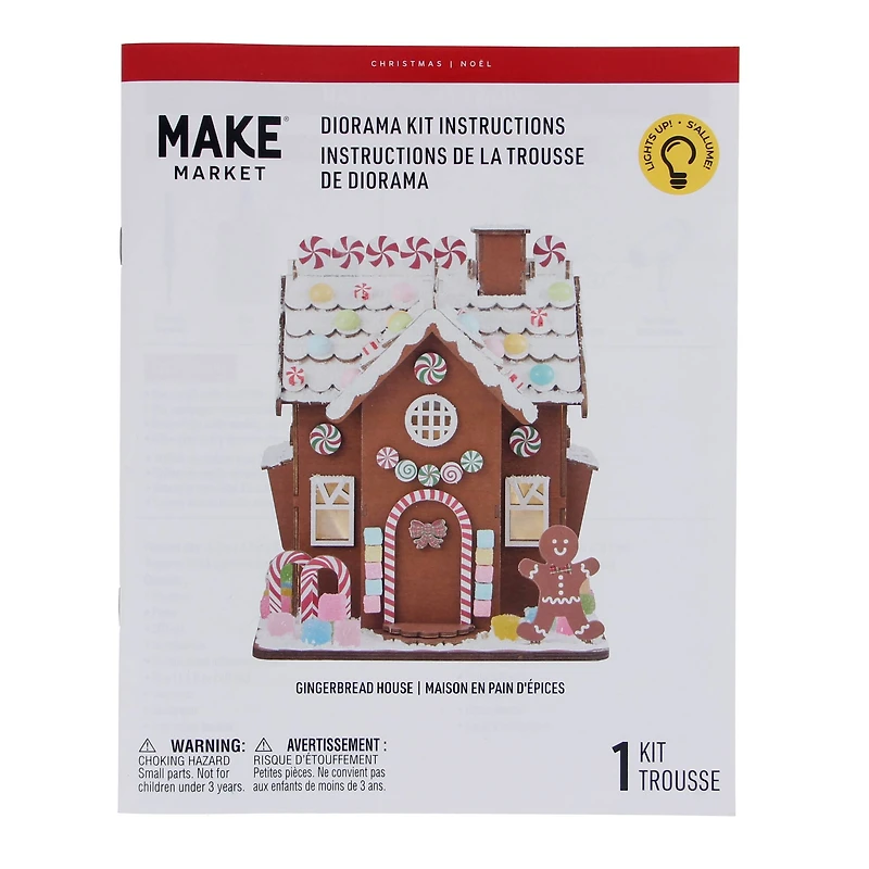 Gingerbread House Diorama Kit by Make Market®