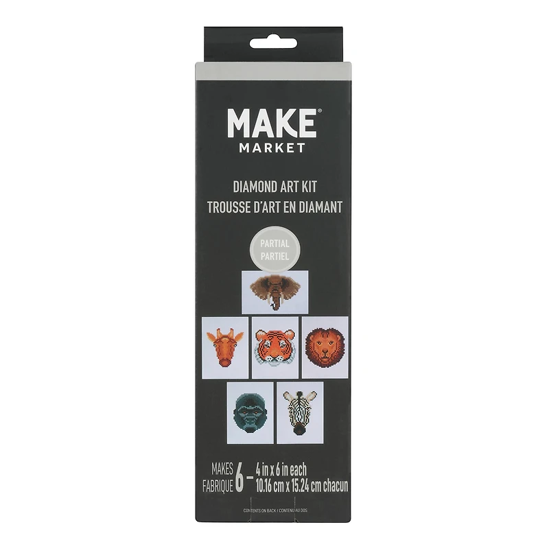 Jungle Animals Diamond Art Kit by Make Market®