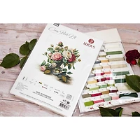 Luca-S Vase with Roses Counted Cross Stitch Kit