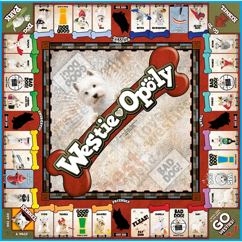 Late For The Sky Westie-Opoly™ Board Game
