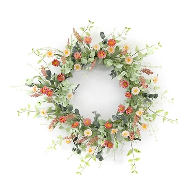 24" Mini Daisy Wreath