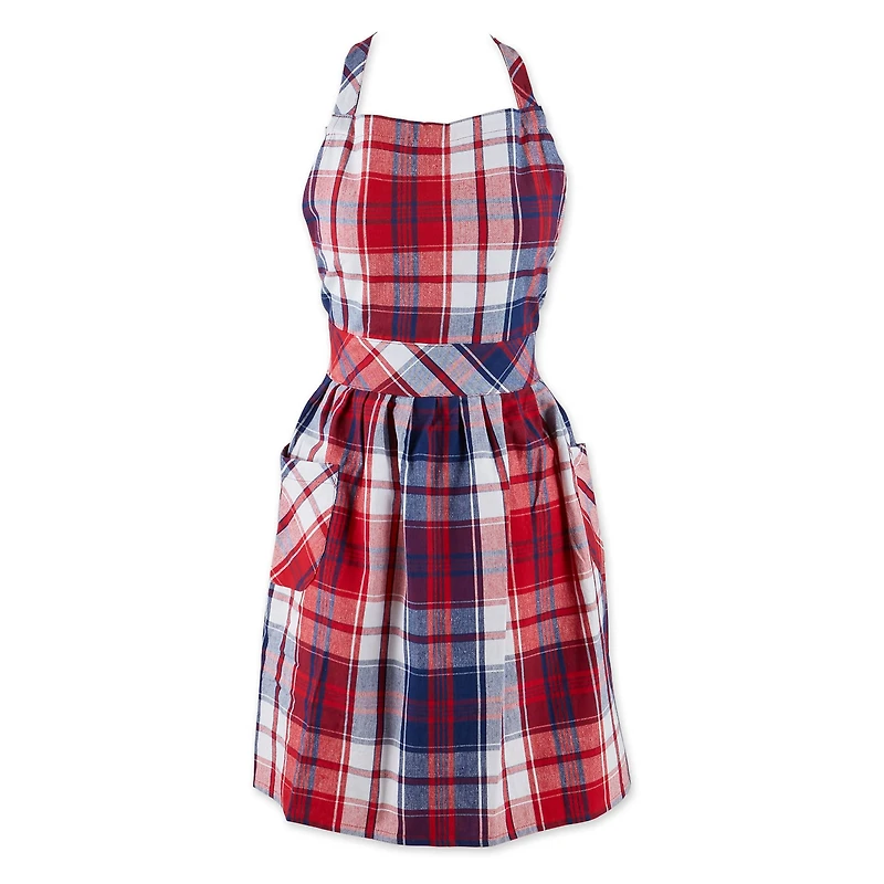 DII® Americana Red Plaid Apron