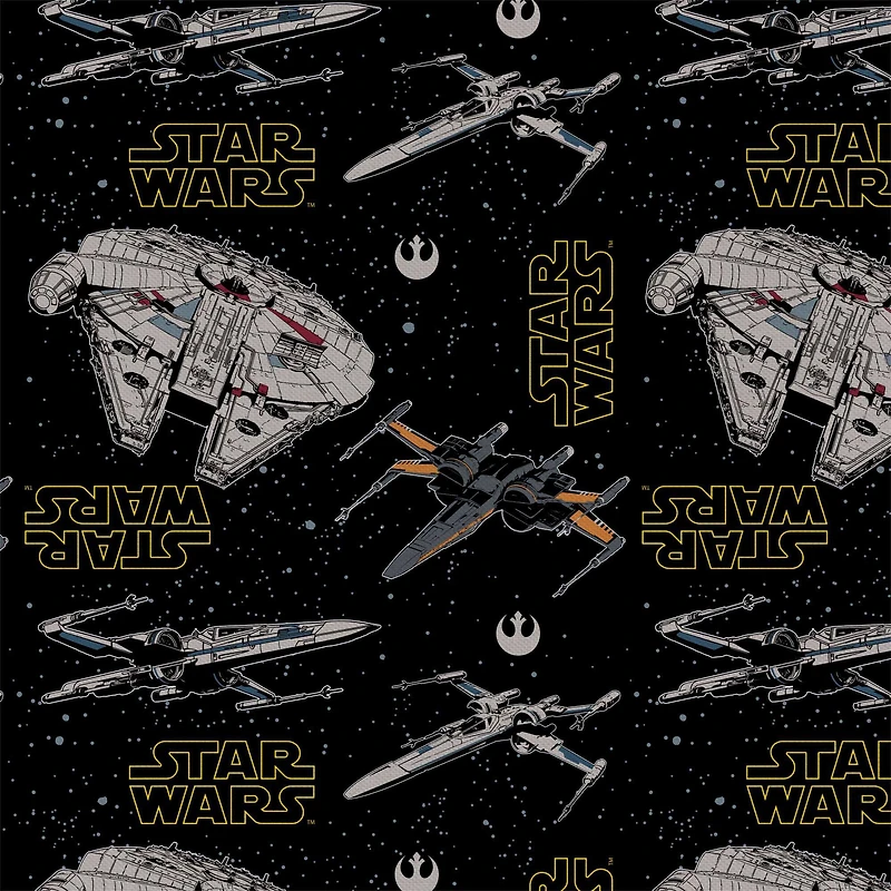 Camelot Fabrics Star Wars Ships Cotton Precut, 4ct.
