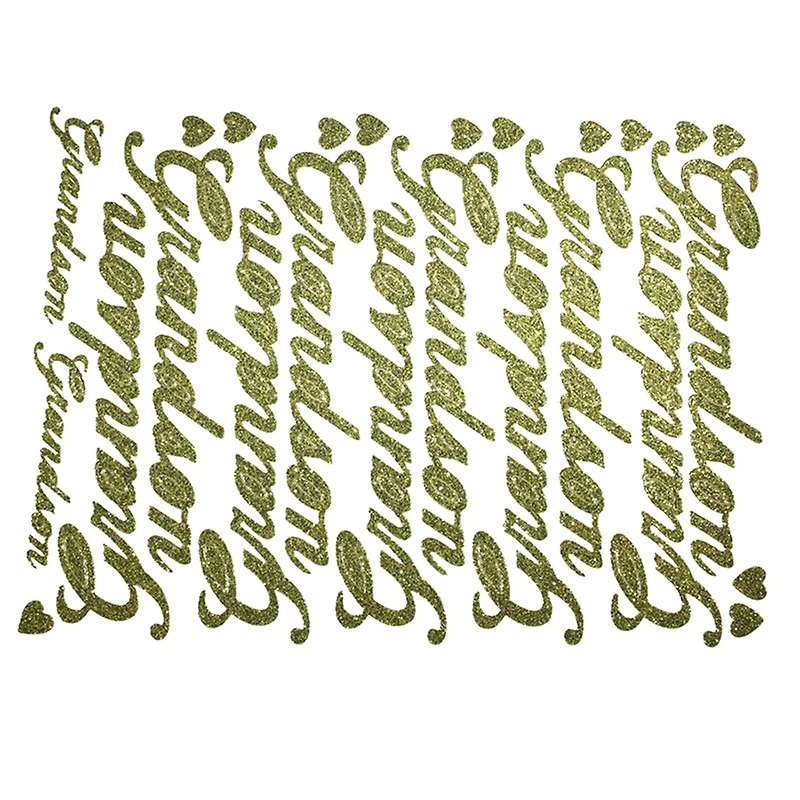 JAM Paper Grandson Gold Script Floral Accessory