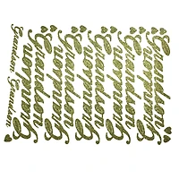 JAM Paper Grandson Gold Script Floral Accessory