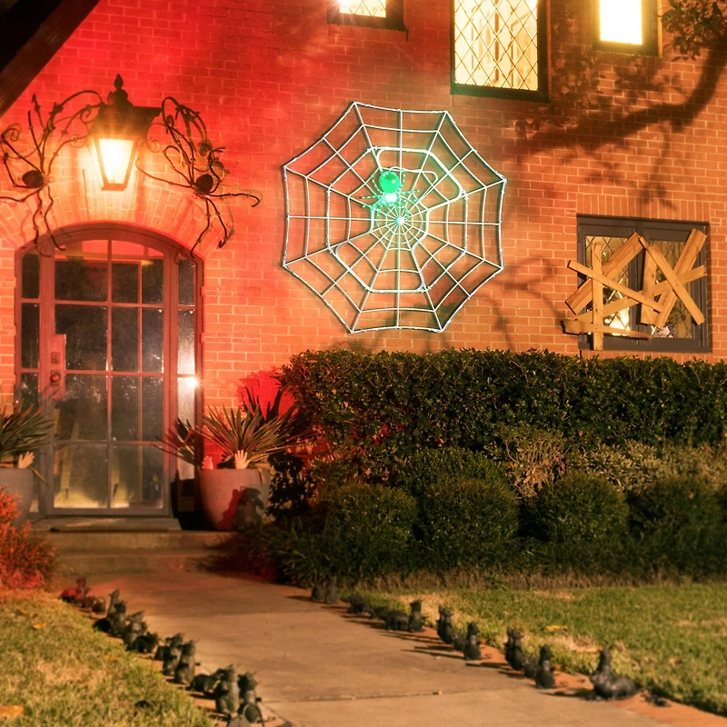 Mr. Halloween 4ft. Outdoor Animated Spider Web