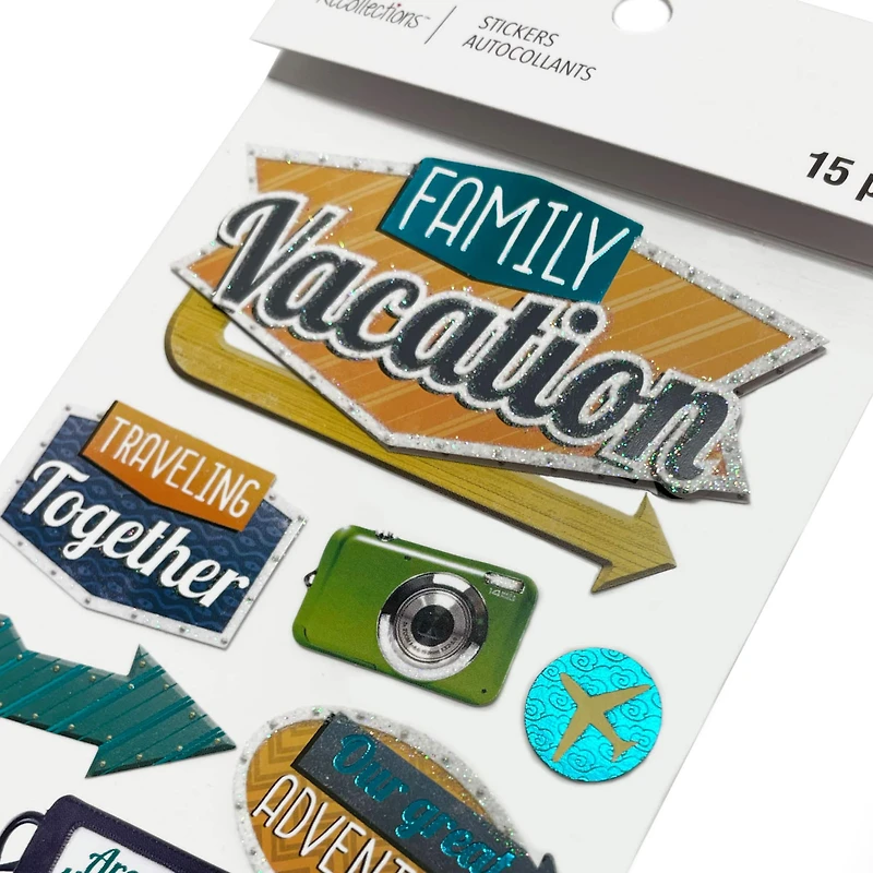 Family Vacation Dimensional Stickers by Recollections™