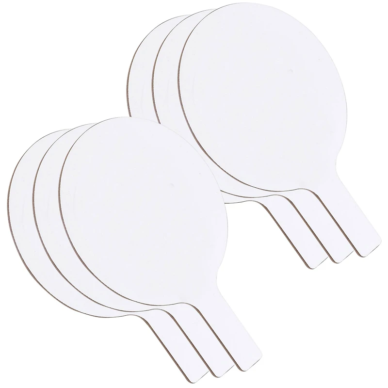 Flipside Economy Dry Erase Answer Oval Paddles, 6ct.