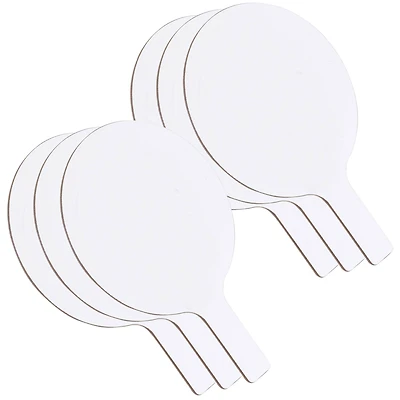 Flipside Economy Dry Erase Answer Oval Paddles, 6ct.