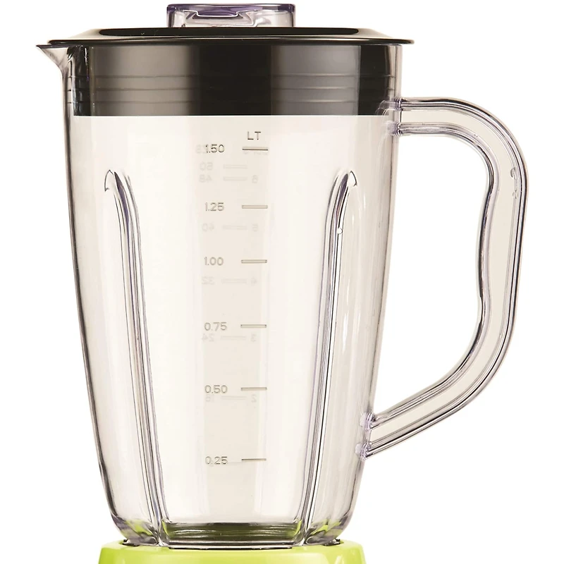 Brentwood Lime Green 12-Speed + Pulse Electric Blender