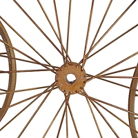 Copper Metal Eclectic Wall Decor, 40" x 40" x 5"