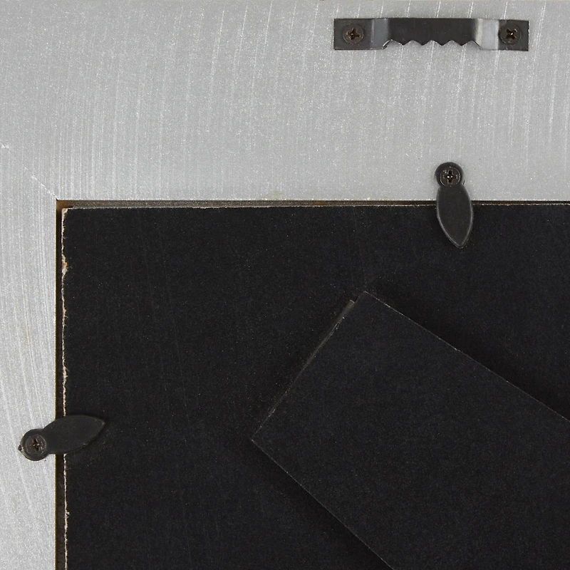 DII® Antique Silver Rub 8" x 10" Farmhouse Picture Frame