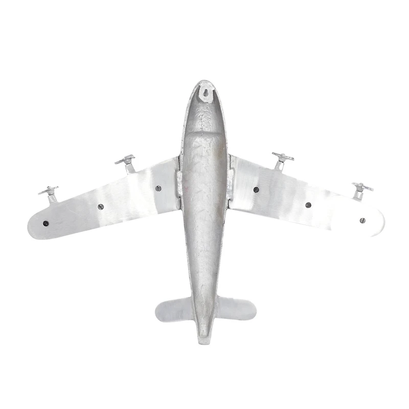 Silver Aluminum Contemporary Wall Hook