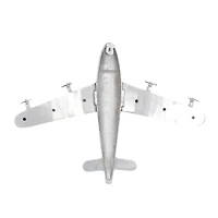 Silver Aluminum Contemporary Wall Hook