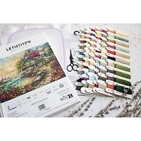 LetiStitch Sunrise by the Sea Counted Cross Stitch Kit