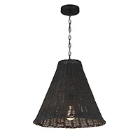 Hello Honey® Rattan Taper Pendant Light