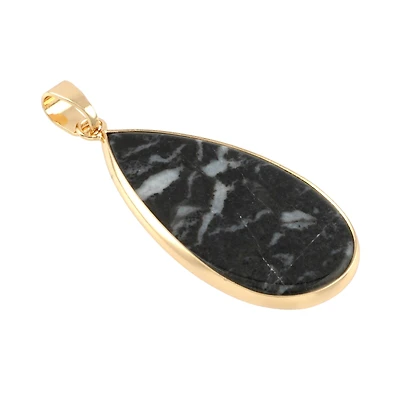 Zebra Jasper Teardrop Pendant by Bead Landing™
