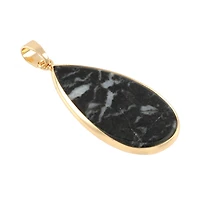 Zebra Jasper Teardrop Pendant by Bead Landing™