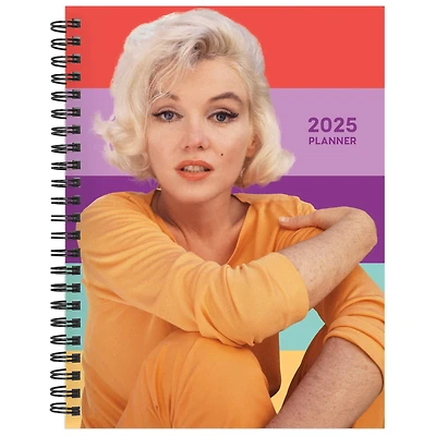 TF Publishing 2025 Medium Marilyn Monroe Weekly Monthly Spiral Planner