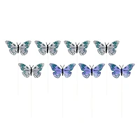 Blue Feather Butterflies, 8ct. by Ashland®