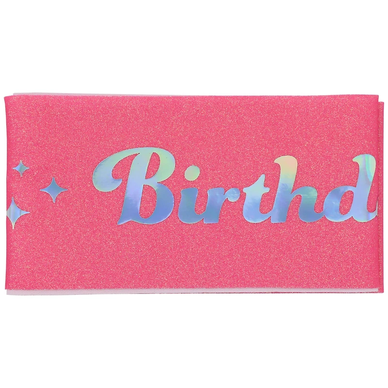 Glittery Birthday Girl Sash by Celebrate It™