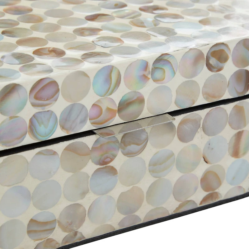 Brown Mother of Pearl Coastal Box Set