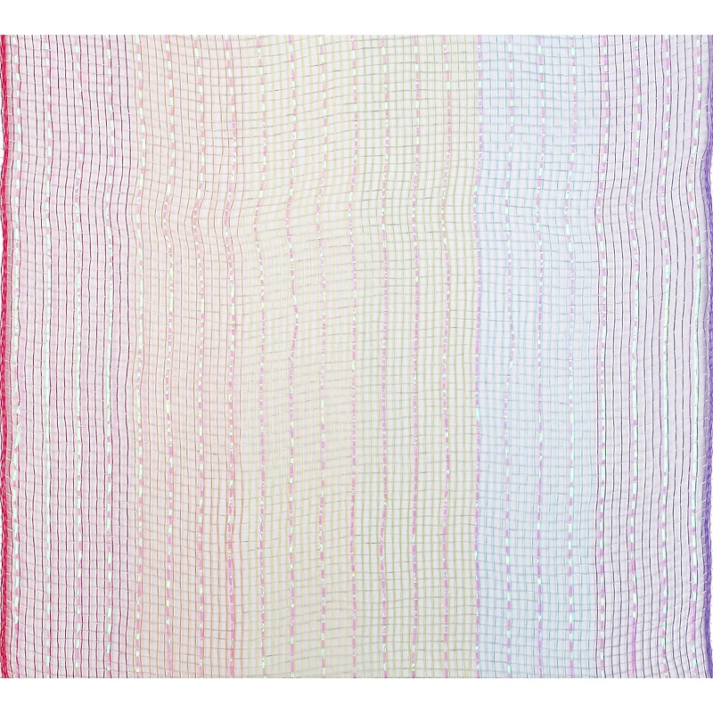 12 Pack: 10" x 6.3yd. Rainbow Striped Mesh by Celebrate It®