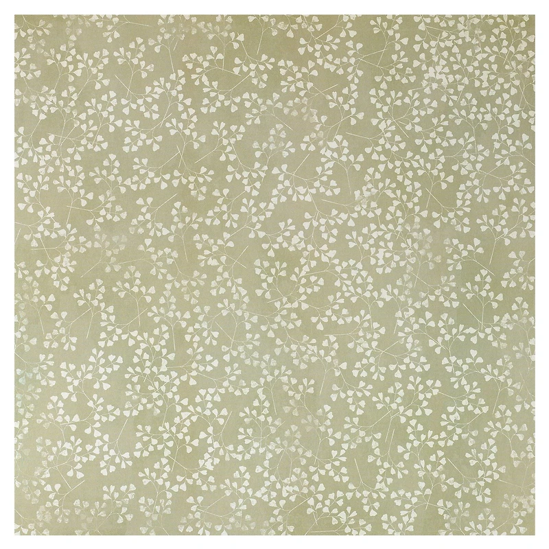 Ditsy Green Leaves Cardstock Paper by Recollections™, 12" x 12"