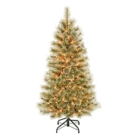 4.5ft. Pre-Lit Arcadia Cashmere Pine Artificial Christmas Tree, Clear Lights