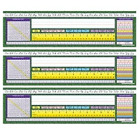 Modern Cursive Intermediate Desk Plate, 3 Packs of 36