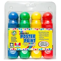 Crafty Dab® Washable Poster Paint Markers, 2 Packs of 4