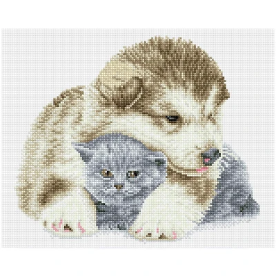 Diamond Dotz® Intermediate Besties Pre-Framed Diamond Painting Kit