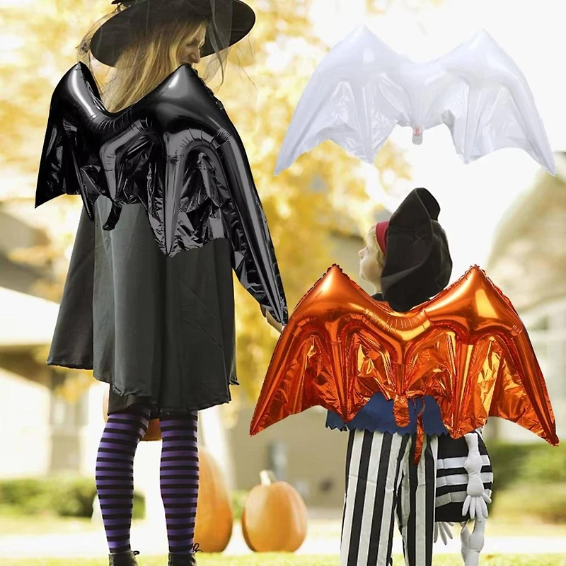 Wizardi Black Bat Wings Foil Balloon