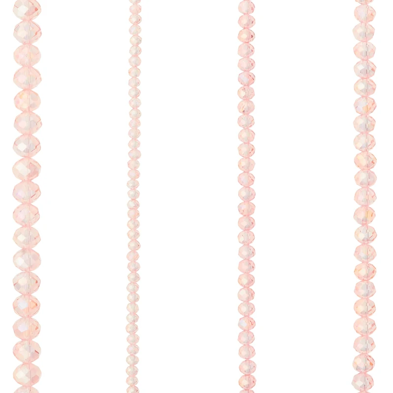 Glass Faceted Rondelle Beads by Bead Landing™