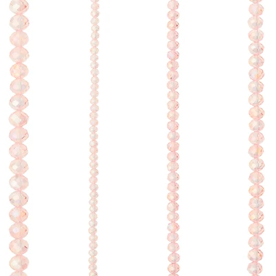 Glass Faceted Rondelle Beads by Bead Landing™