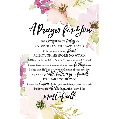 Woodland Grace Series A Prayer For You Wood Plaque With Easel