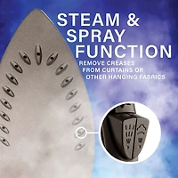 Brentwood 1,200W Nonstick Steam Iron with Retractable Cord