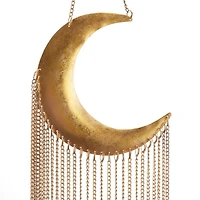 Gold Iron Glam Windchime, 30" x 8"