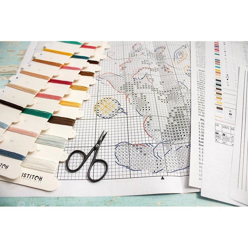 LetiStitch Cat's Happiness Counted Cross Stitch Kit