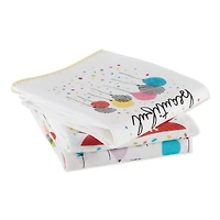 DII® Happy Birthday Embellished Dishtowel Set
