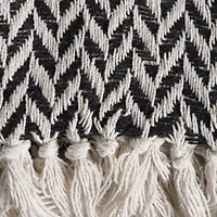 DII® Black Zig-Zag Throw