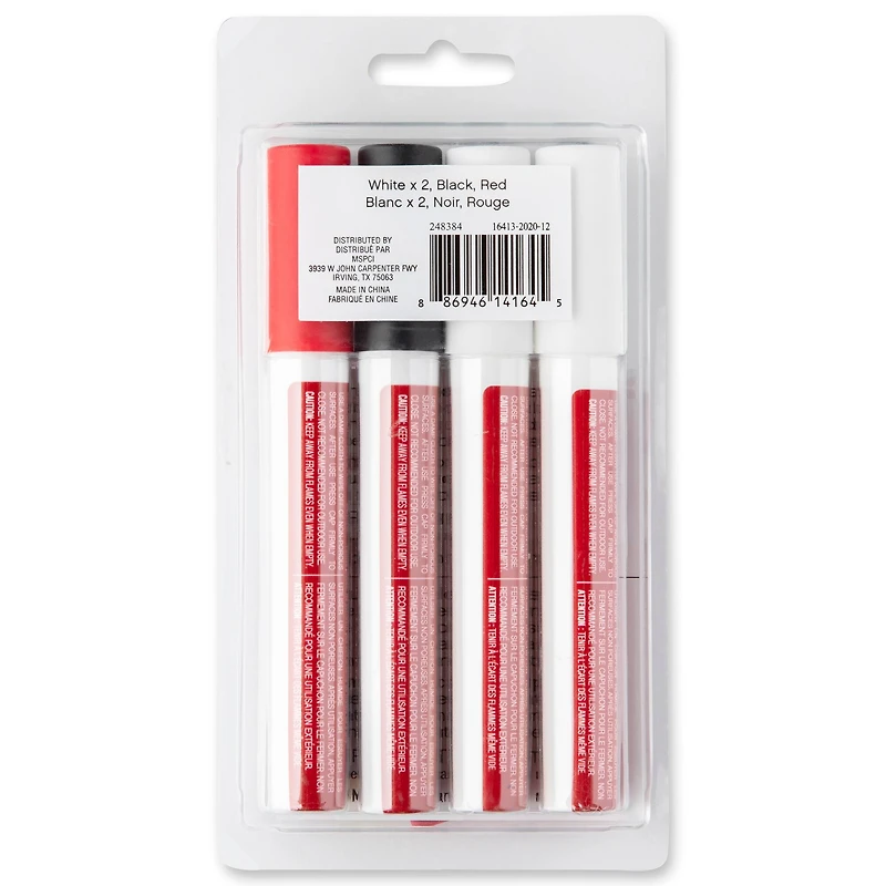 9 Packs: 4 ct. (36 total) Commercial Chalk Marker Set by Craft Smart®