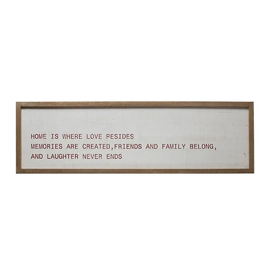 Hello Honey® 12" Home Is Where Wood Painting