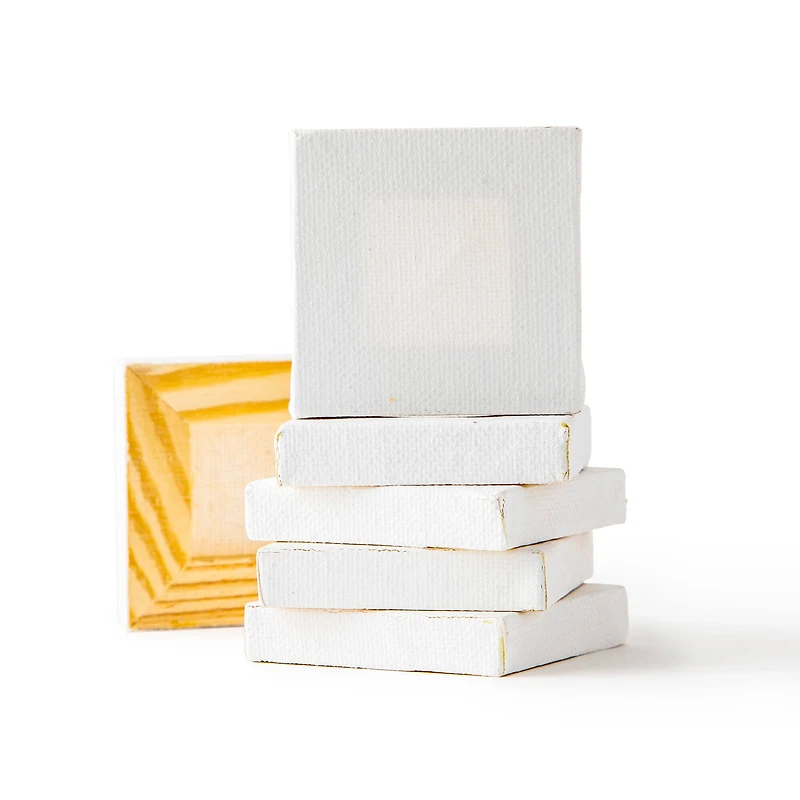 6 Pack 2" x 2" Mini Canvas by Artist's Loft™ Necessities